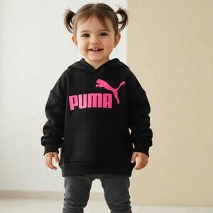 Puma Black Logo Hoodie Size 3T